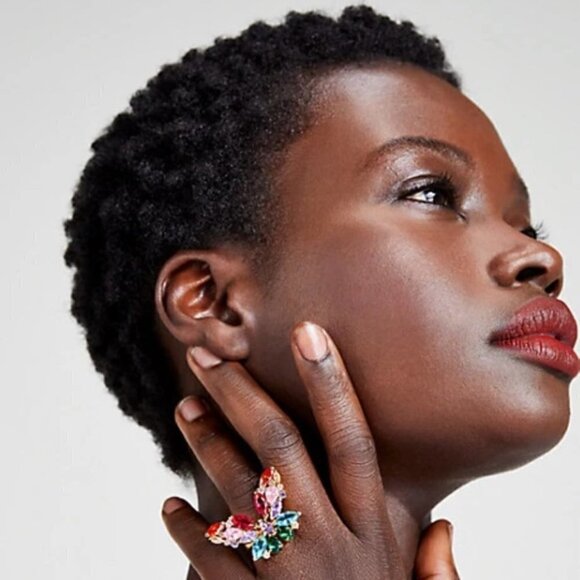 Kate Spade Social Butterfly Statement Ring multi color - Picture 6 of 10